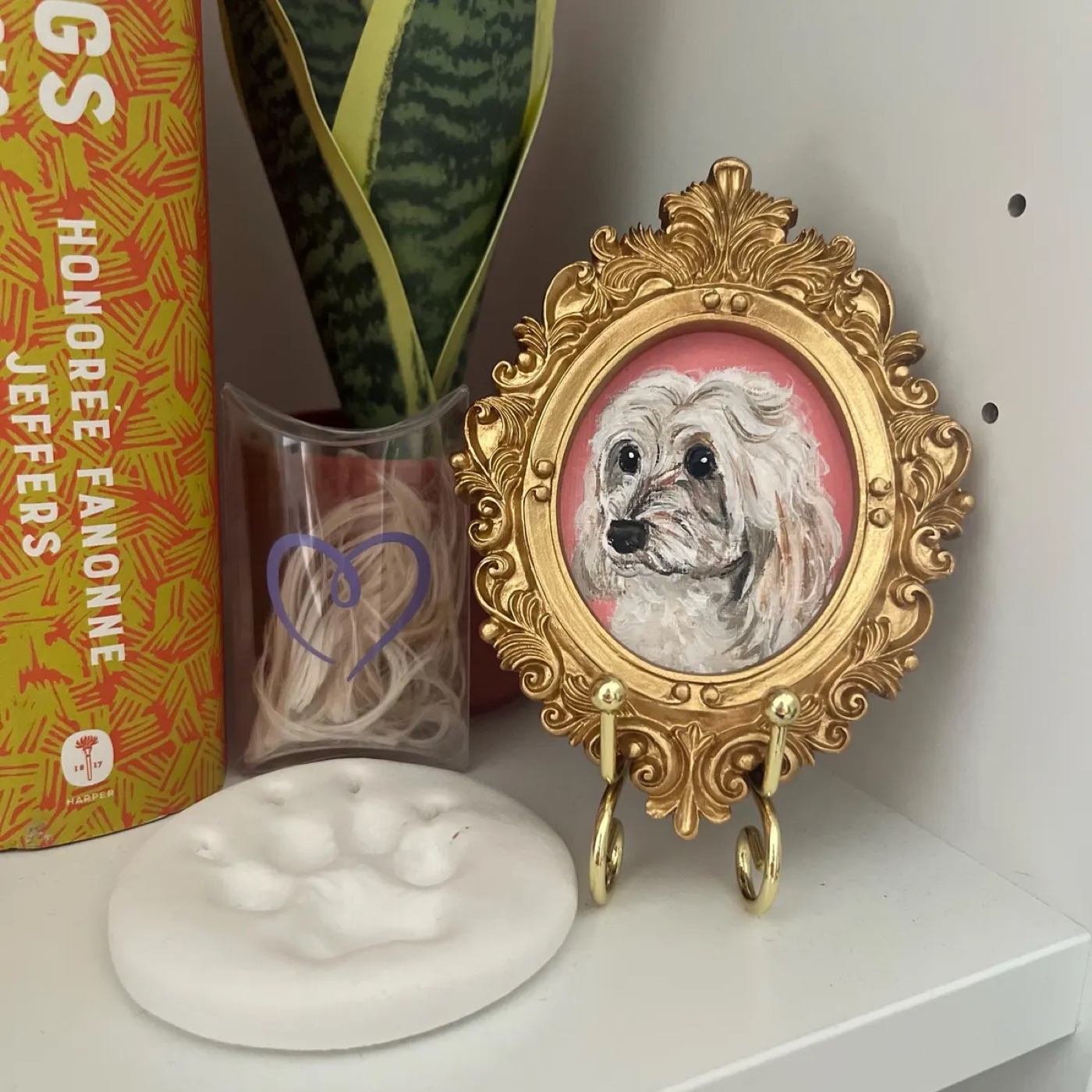 Customer photo of a finished hand-painted portrait 3
