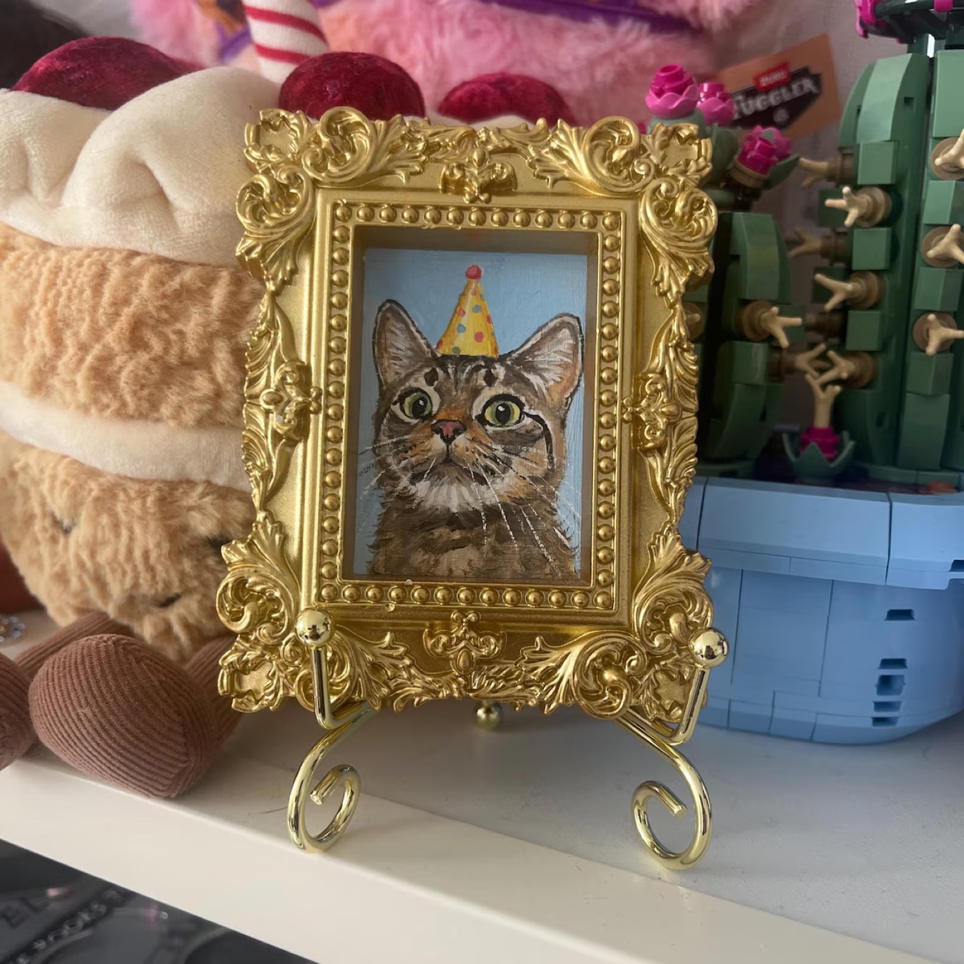 Customer photo of a finished hand-painted portrait 9